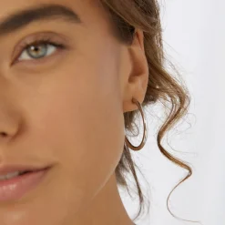 Harper Hoop Earrings - Silver