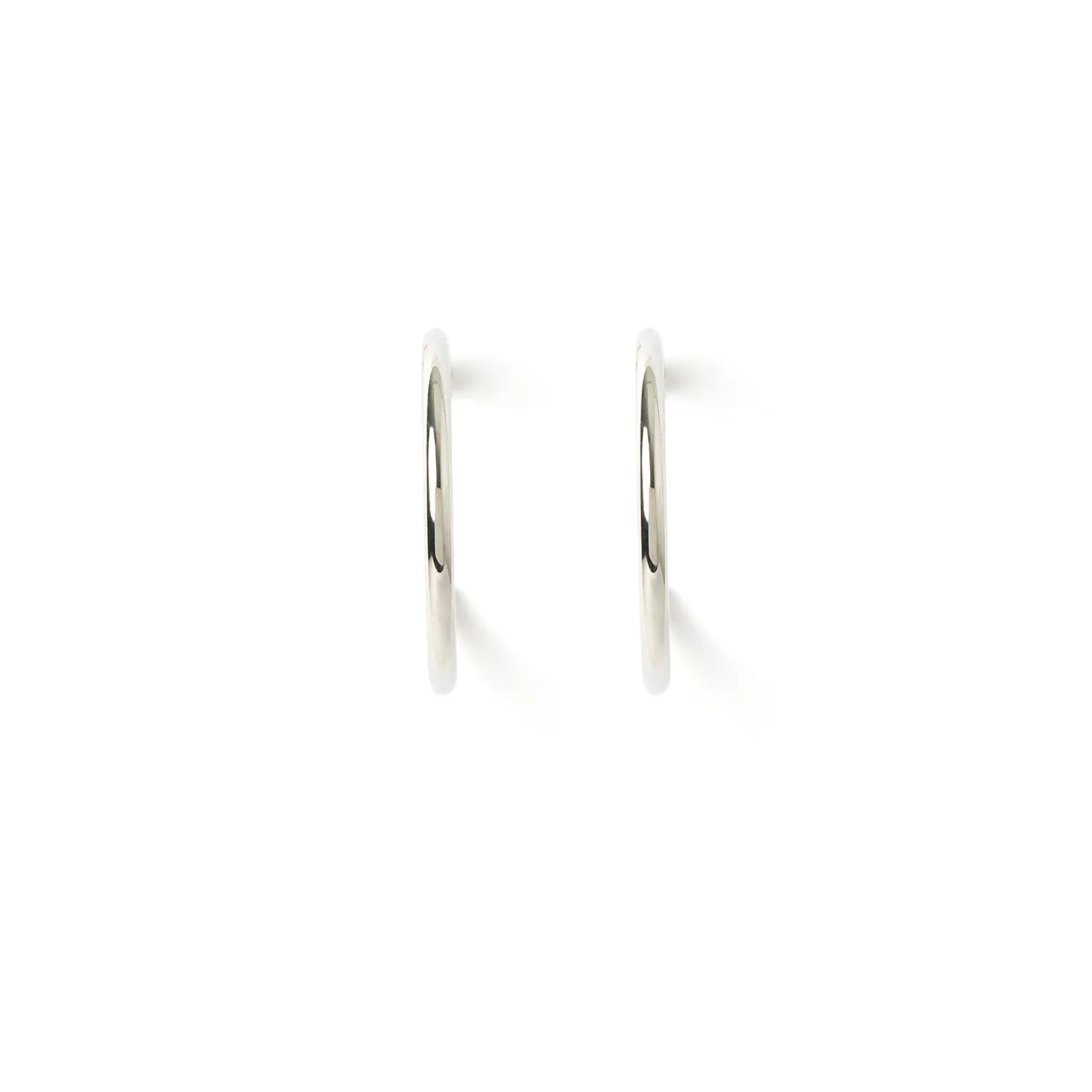 Harper Hoop Earrings - Silver