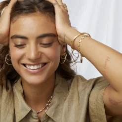 Helios Gold Cuff Bracelet
