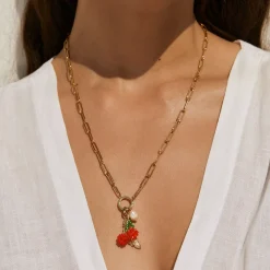 Hoop Charm Necklace