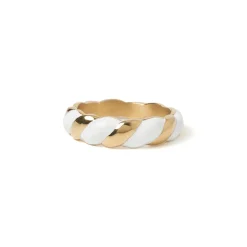 Hudson Gold and Enamel Ring