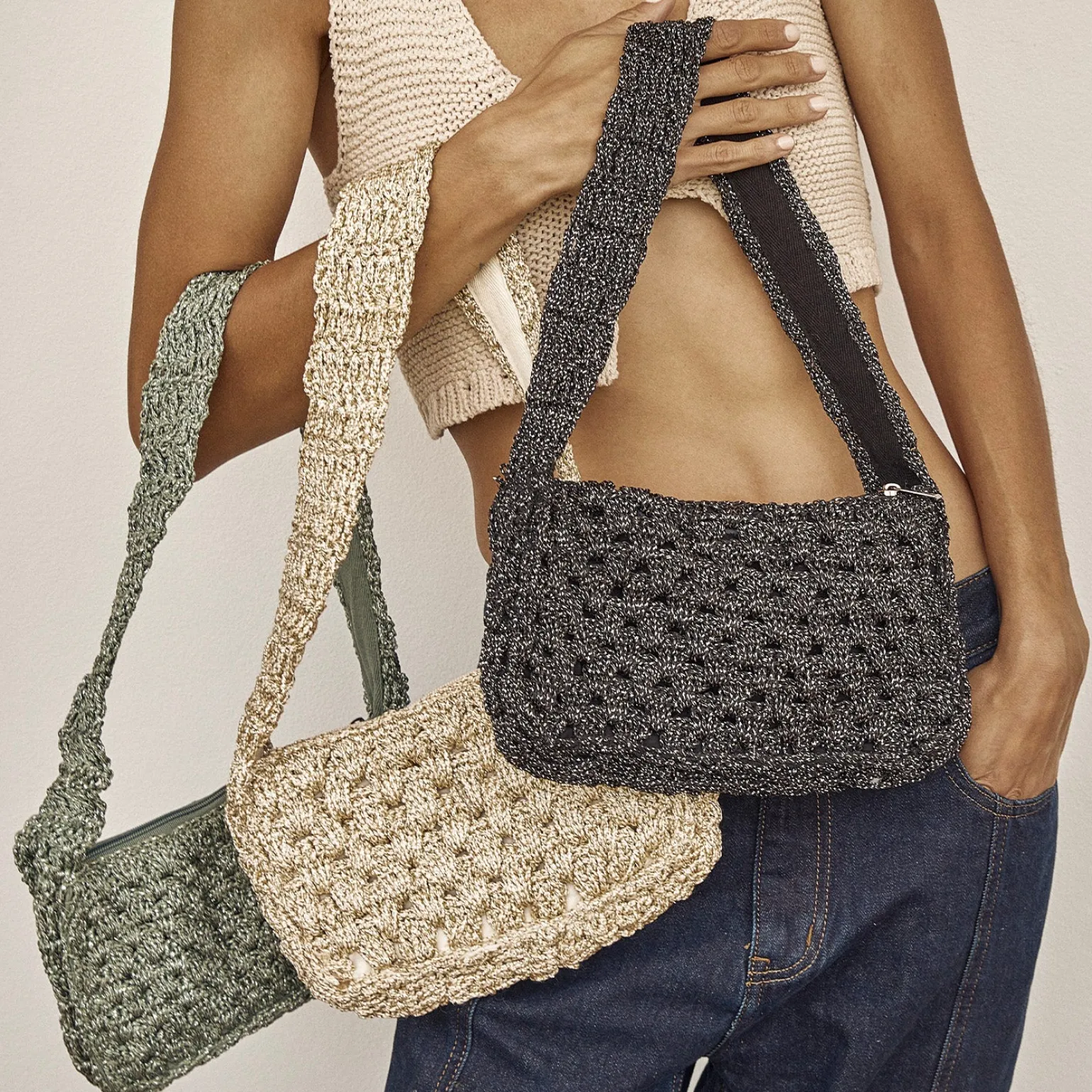 India Hand Bag - Biscotti