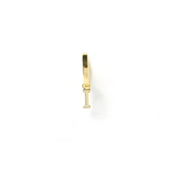 Initial Gold Charm Earring
