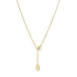 Initial Gold Charm Necklace