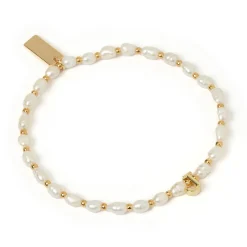Initial Pearl Bracelet