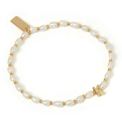Initial Pearl Bracelet