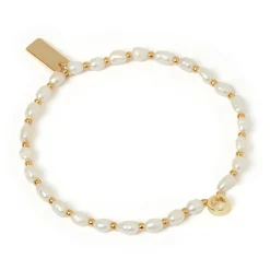 Initial Pearl Bracelet