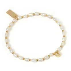 Initial Pearl Bracelet