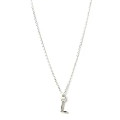 Initial Silver Charm Necklace