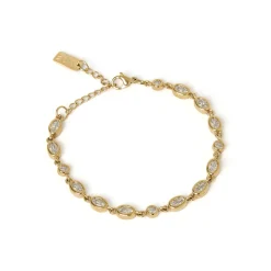 Isadora Gold Bracelet - Stone