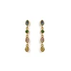 Isadora Gold Earrings - Multi Blue