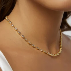 Isadora Gold Necklace - Stone