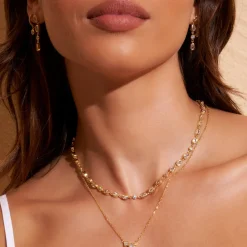 Isadora Gold Necklace - Stone