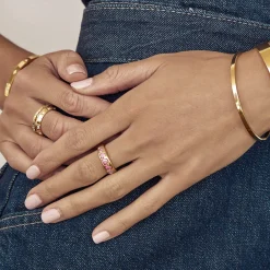 J'adore Gold Ring - Pink