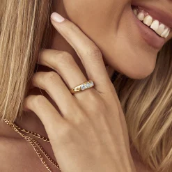 J'adore Gold Ring - Stone