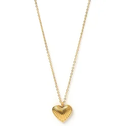 Jasmine Gold Heart Necklace