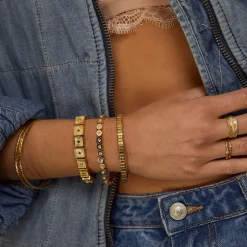 Jasper Gold Bracelet