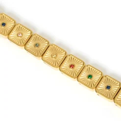 Jasper Gold Bracelet