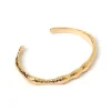 Jayde Gold Cuff Bracelet