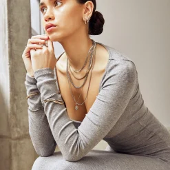Jude Silver Chain Necklace