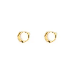 Khloe Gold Earrings - Stone