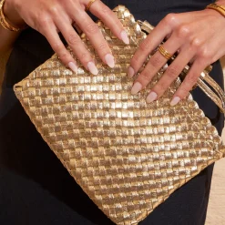 Lavinia Clutch Bag - Gold