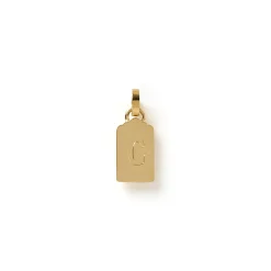 Letter Tag Charm
