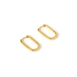Link-Up Gold Hoop Huggies - Medium