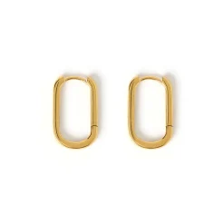 Link-Up Gold Hoop Huggies - Large