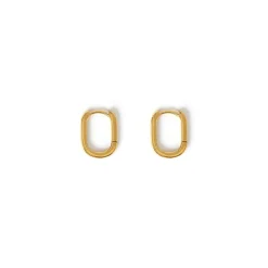 Link-Up Gold Hoop Huggies - Small