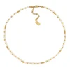 Lucia Pearl and Gold Necklace
