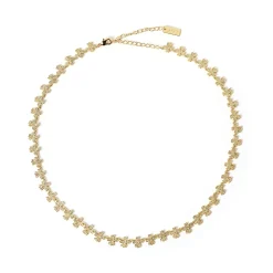 Lucky Charm Gold Clover Necklace