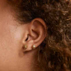 Magnolia Gold Studs