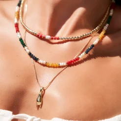 Mano Gold Charm Necklace