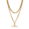 Marcella Double Stack Gold Necklace