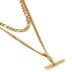 Marcella Double Stack Gold Necklace