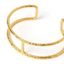 Maya Gold Cuff Bracelet