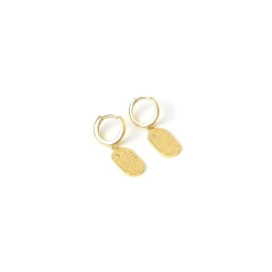 Mendoza Gold Huggie Earrings