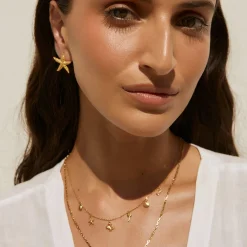 Mini Siesta Gold Earrings