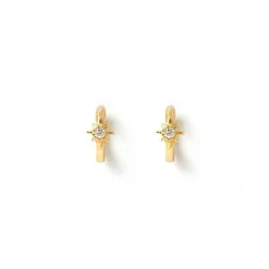 Nova Gold Huggie Earrings