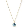 Occhio Gold Charm Necklace