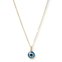 Occhio Gold Charm Necklace