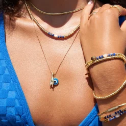 Occhio Gold Charm Necklace