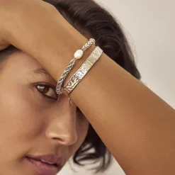 Olivia Silver Cuff Bracelet