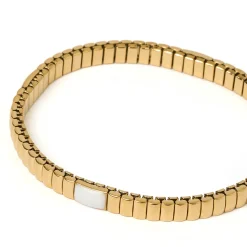 Onyx Bracelet - Two Toned White