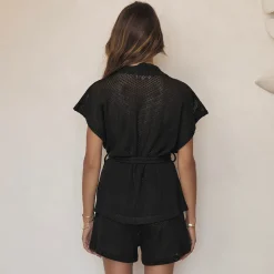 Palermo Shorts Set - Liquorice