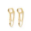 Paloma Gold Huggie Earrings