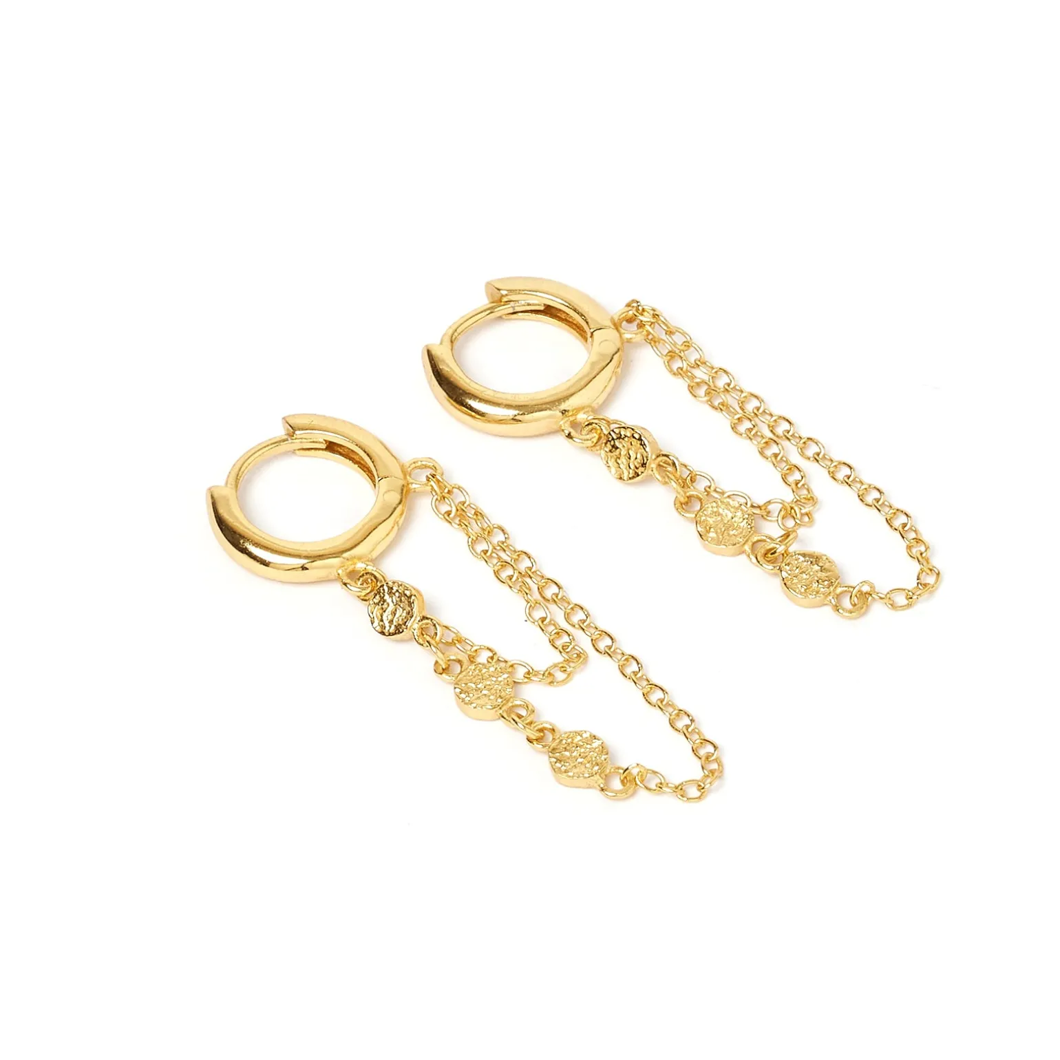 Paloma Gold Huggie Earrings