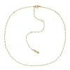 Peggy Gold and Enamel Necklace - Mint