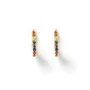 Phoebe Huggie Earrings Multi
